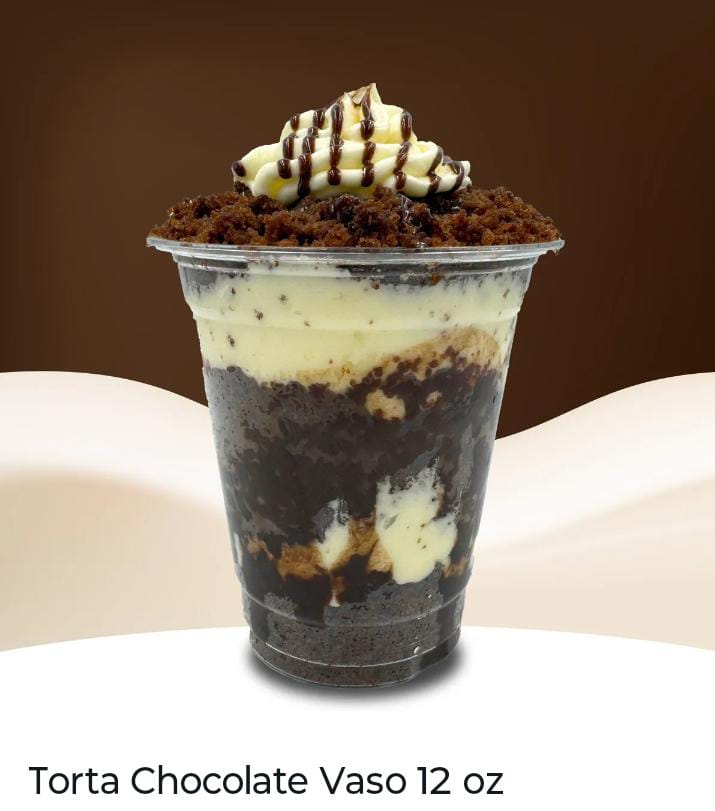 Torta en vaso de chocolate