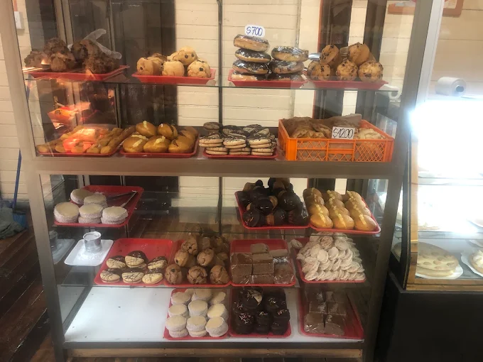 Vitrina de pastelería y dulces
